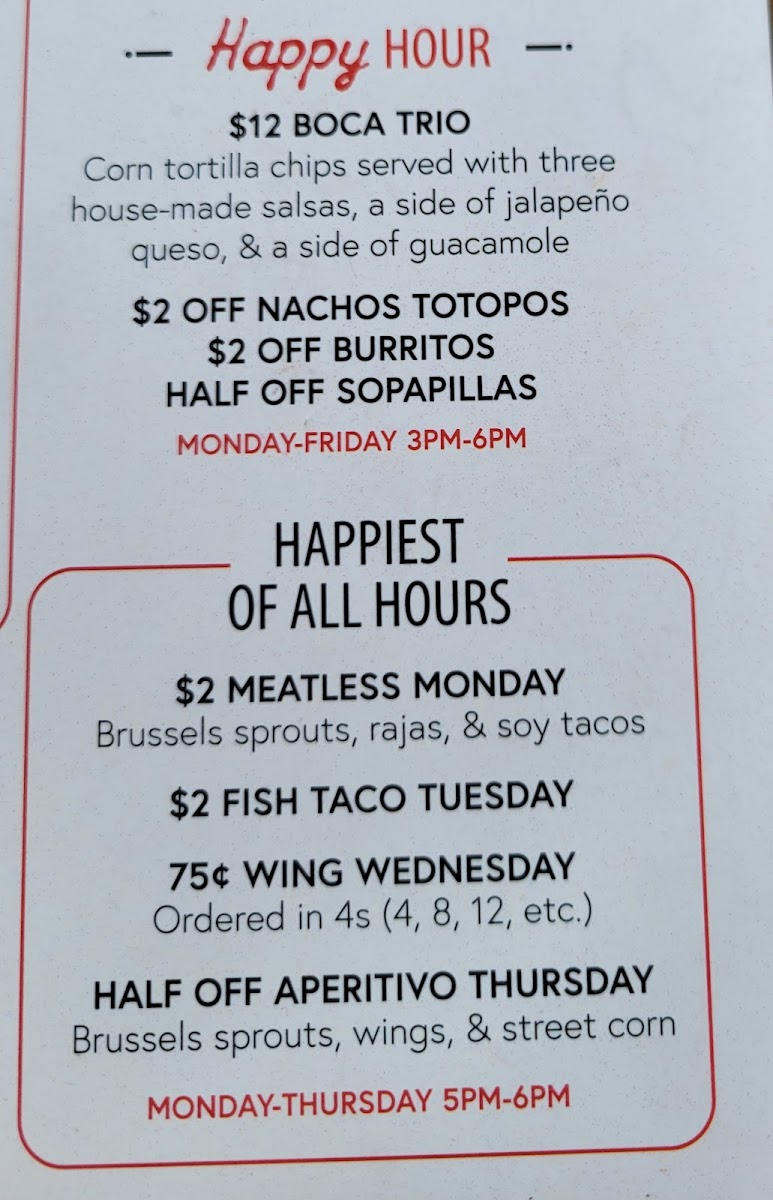 En Su Boca Menu - Image 4