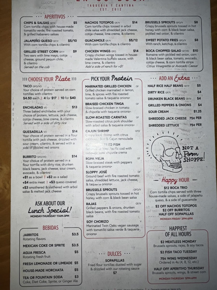 En Su Boca Menu - Image 6